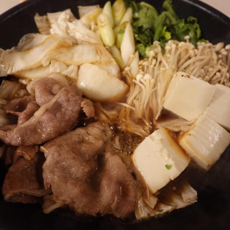 簡単調合！タレ(割下)ですき焼きのレシピ画像