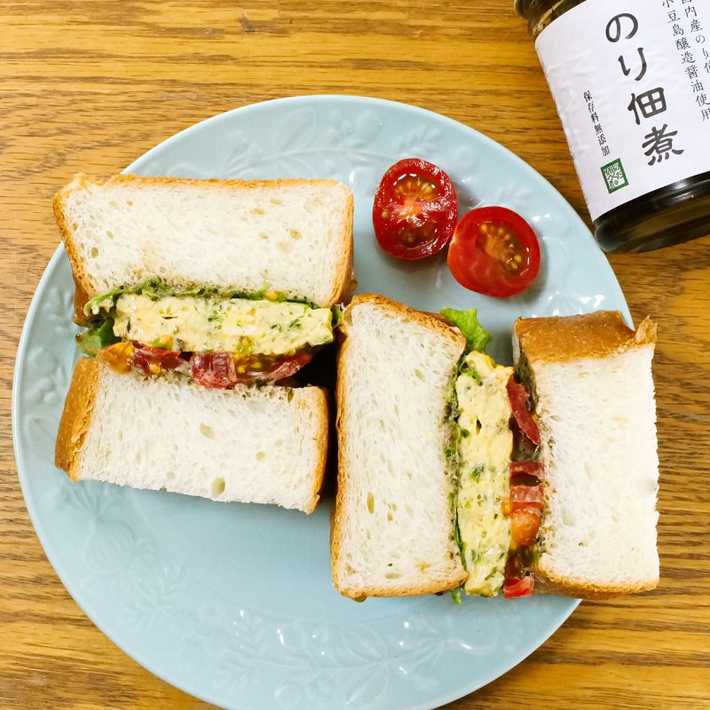 のりマヨの卵サンドイッチのレシピ画像