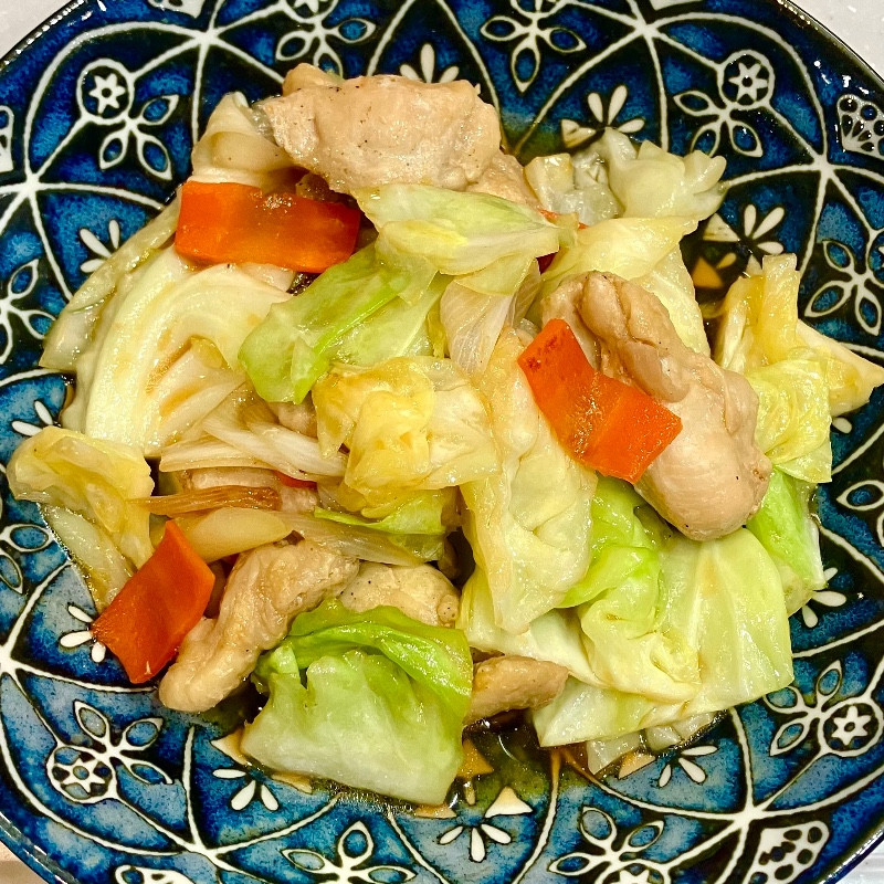 鶏と生姜の野菜炒めのレシピ画像