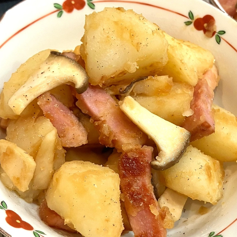 じゃがいもとエリンギの和風炒めのレシピ画像