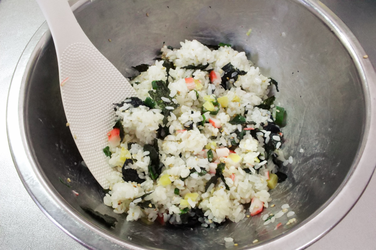 チュモッパ（韓国風おにぎり）の作り方ステップ4