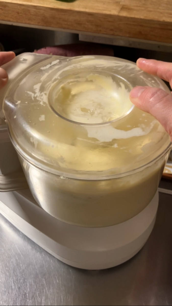 さつまいももバクチーチーズケーキの作り方ステップ1