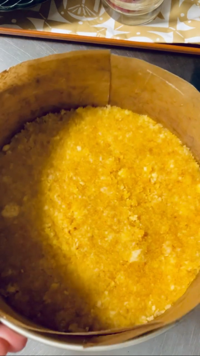 さつまいももバクチーチーズケーキの作り方ステップ3