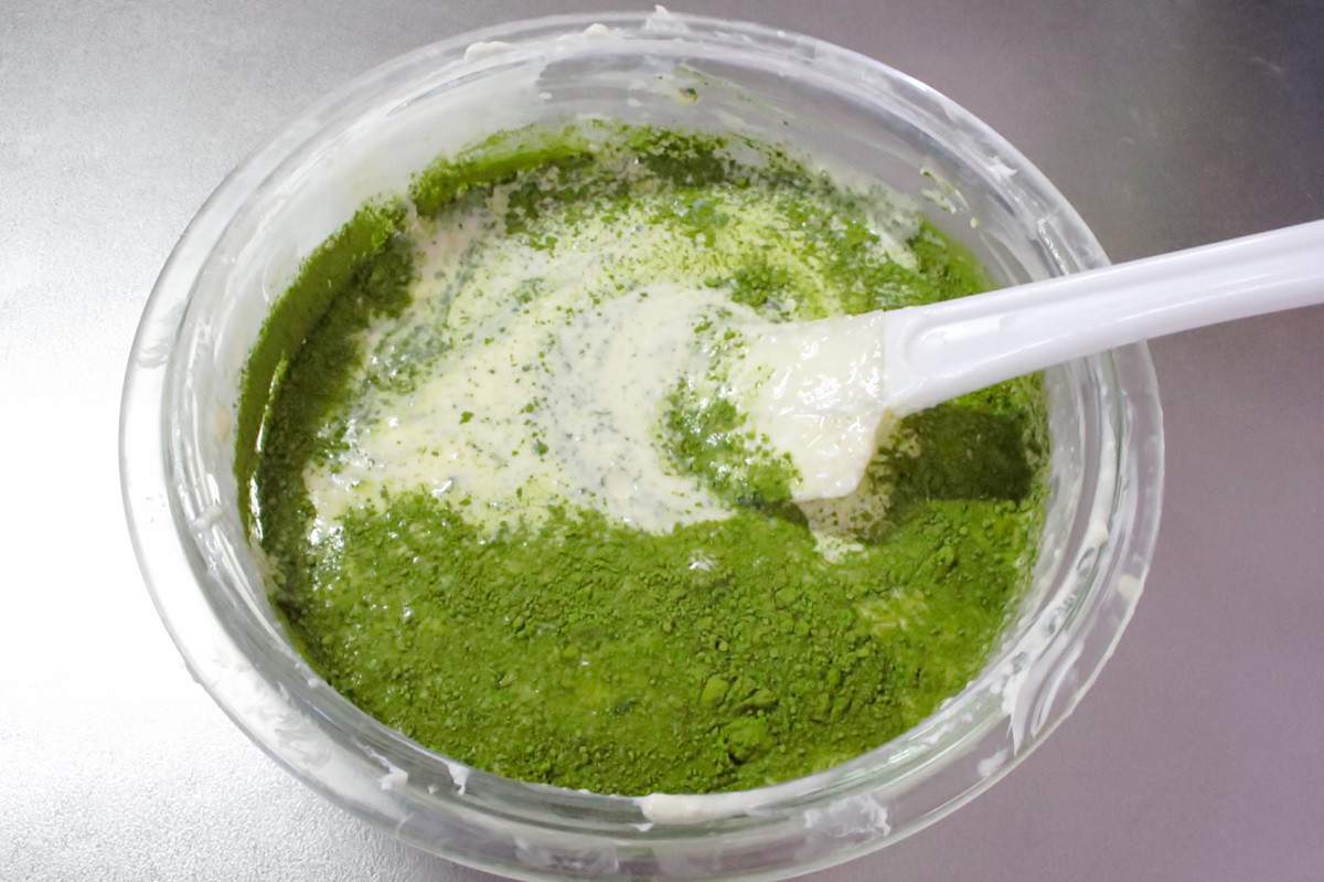 グルテンフリー抹茶チーズケーキの作り方ステップ5