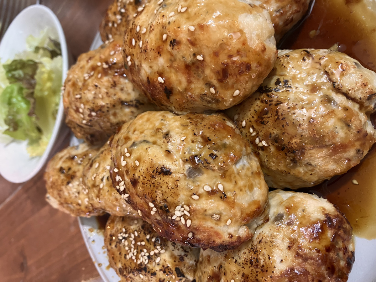 レンコン入とりつくねの作り方ステップ5