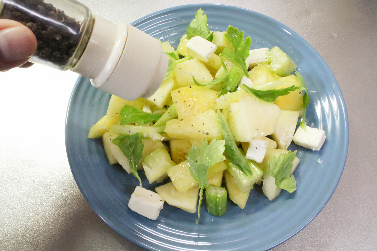 セロリのフルーツサラダの作り方ステップ5