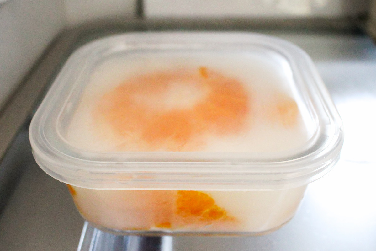 デコポンのカルピス寒天ゼリーの作り方ステップ8