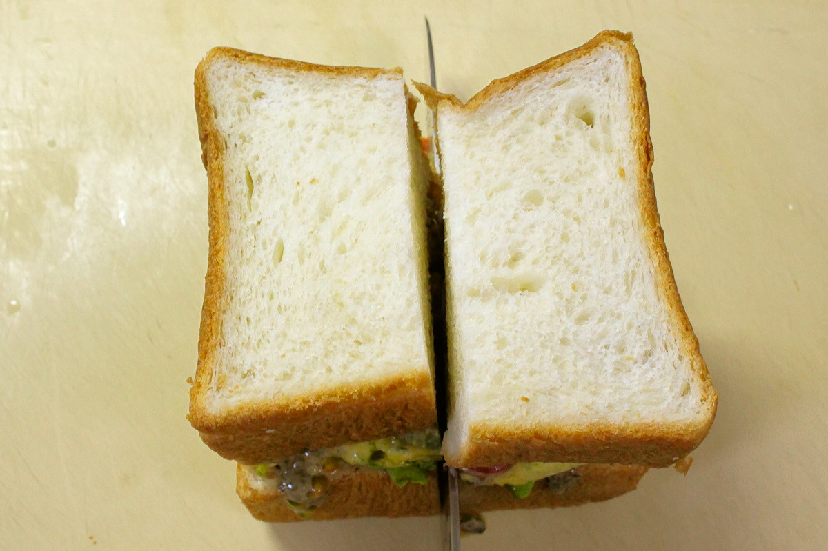 のりマヨの卵サンドイッチの作り方ステップ5