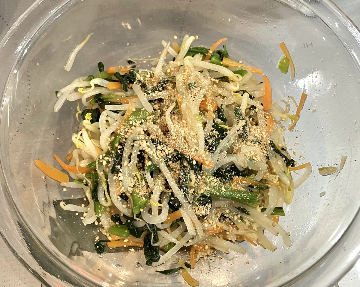 大学生協学食風ナムルの作り方ステップ8