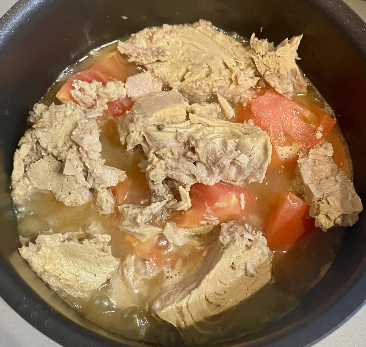 簡単！美味しい！トマトとツナのパスタの作り方ステップ7