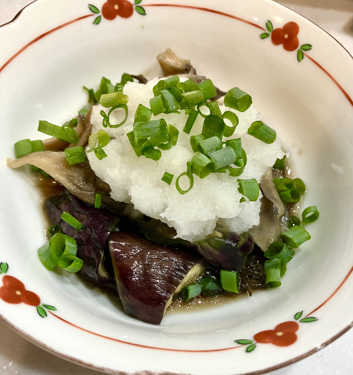 レンチンで！茄子と舞茸の煮浸し風の作り方ステップ5