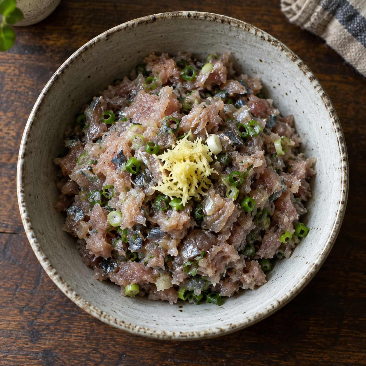 5分煮るだけ。さんまつみれと大根のみぞれ汁の作り方ステップ1