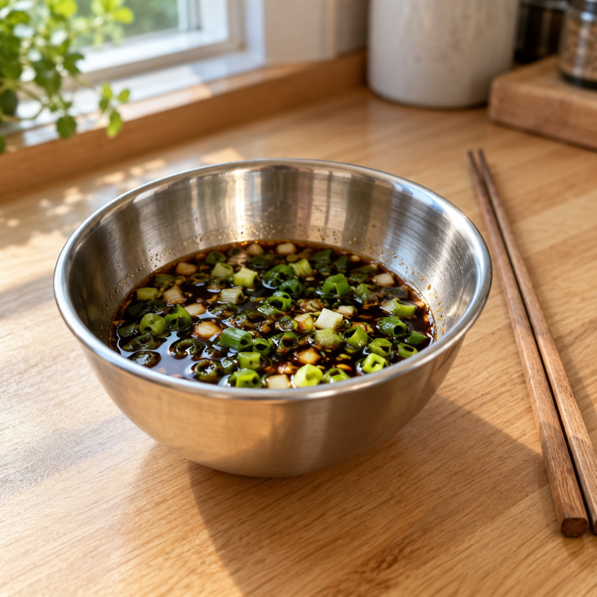 レンジ5分。蒸しなすとささみの香味ねぎだれサラダの作り方ステップ5